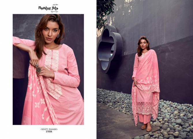 Sooti Dhage By Mumtaz Arts Cotton Dress Material Catalog